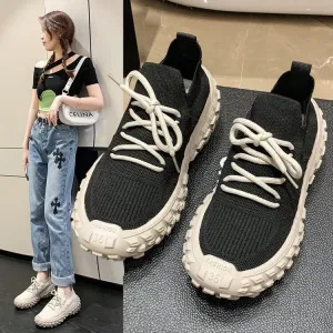 Advbridge Women's Summer and Autumn New Style Increase Bottom Pineapple Sports Casual Shoes Mesh Breathable Women's Shoes Sneakers Women Advbridge Women's Summer and Autumn New Style Increase Bottom Pineapple Sports Casual Shoes Mesh Breathable Women's Shoes Sneakers Women