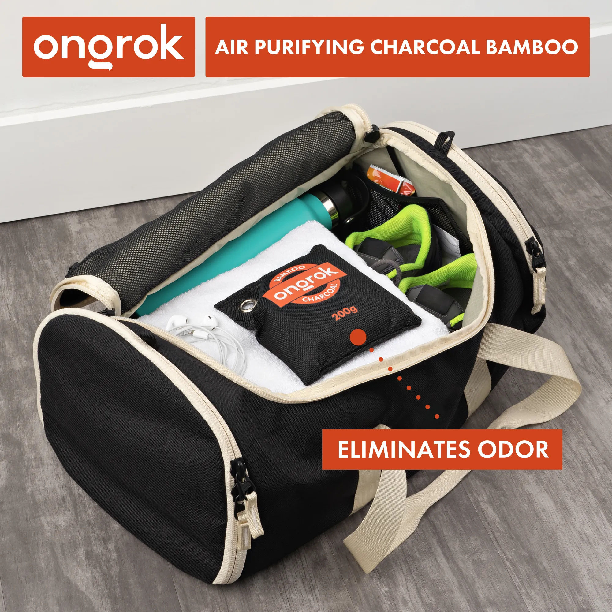 Air Purifying Charcoal Bamboo Bags | 2 Sizes