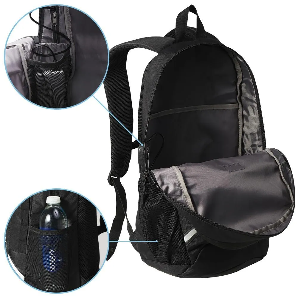 CarbonBlack Sports / Gym / School Backpack