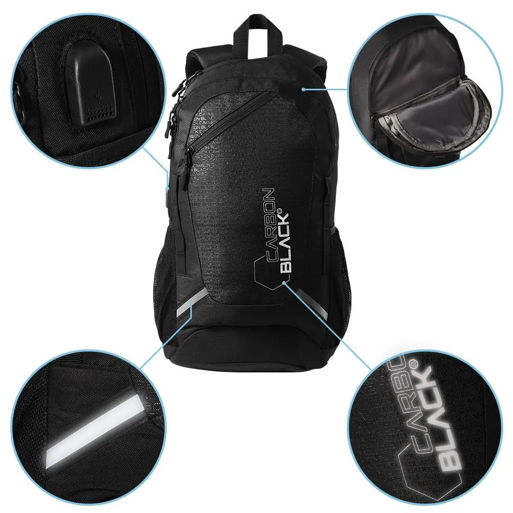 CarbonBlack Sports / Gym / School Backpack