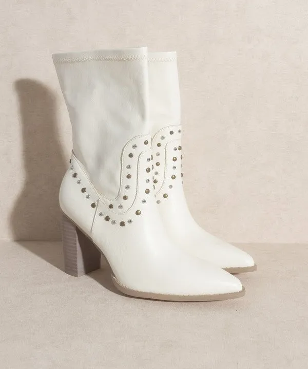 Paris Casual Studded Boots