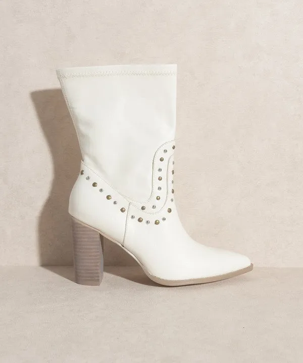 Paris Casual Studded Boots