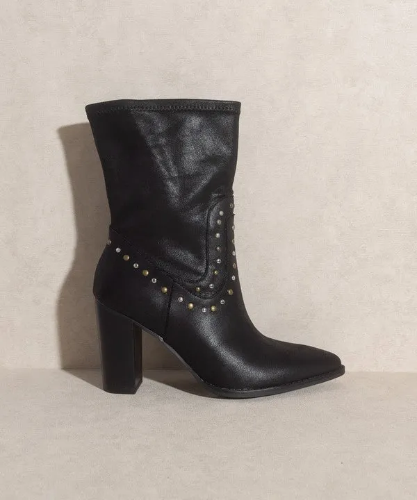 Paris Casual Studded Boots