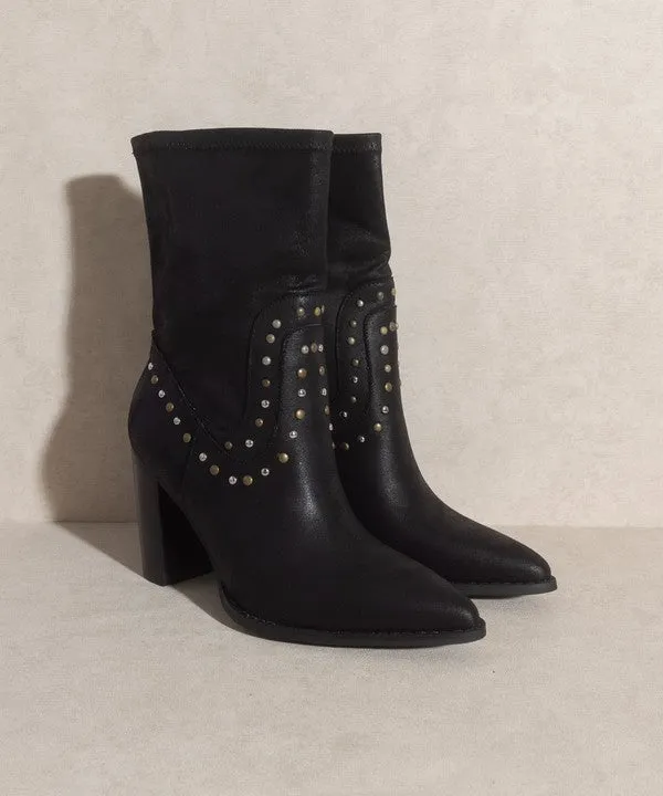 Paris Casual Studded Boots