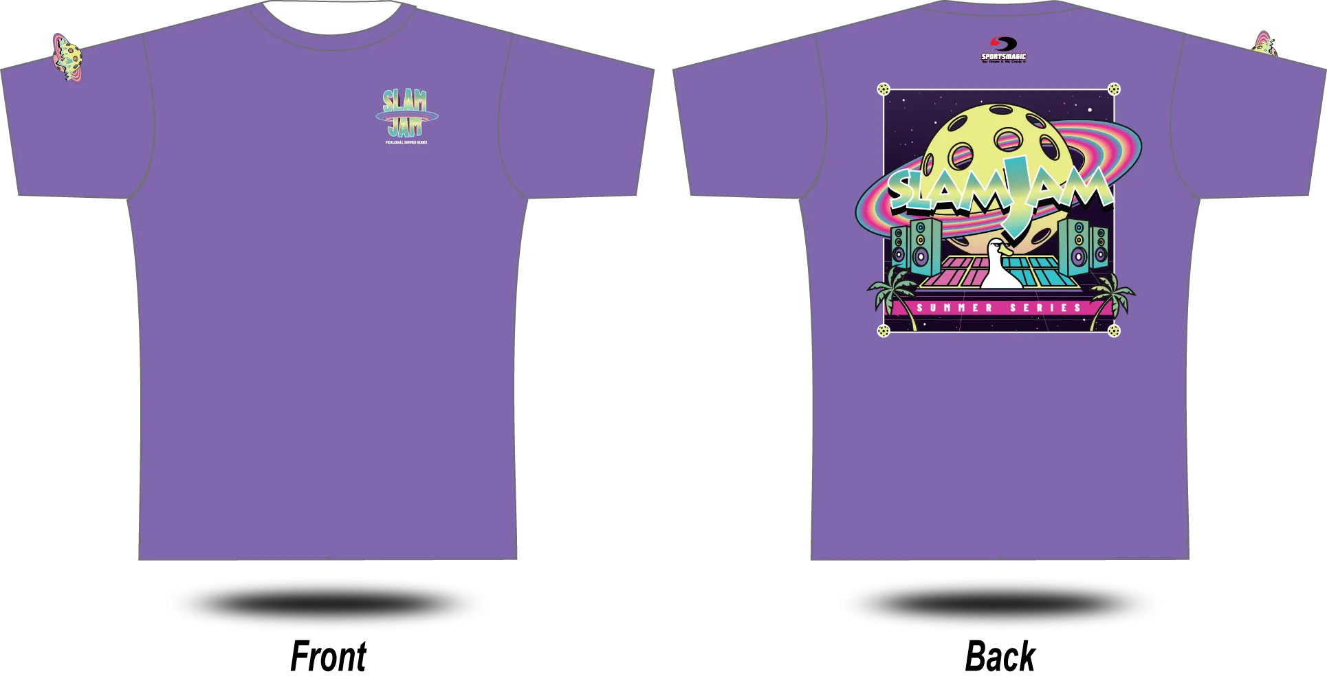 SLAM JAM (Summer Series) - Tee (Purple)